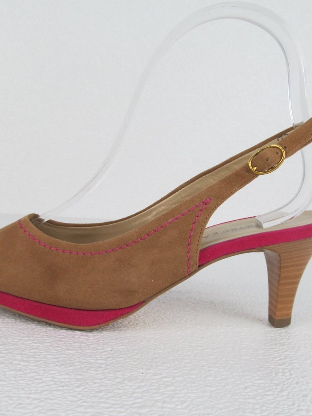 Peter Kaiser Suede Heels Open Back Women’s Size 6 New - Picture 4 of 10